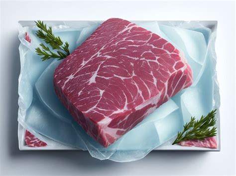 Wie man gefrorenes Fleisch schneidet